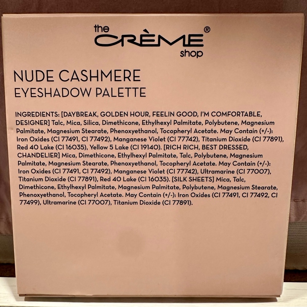 The Crème Shop Nude Cashmere Eyeshadow Palette - Picture 4 of 5